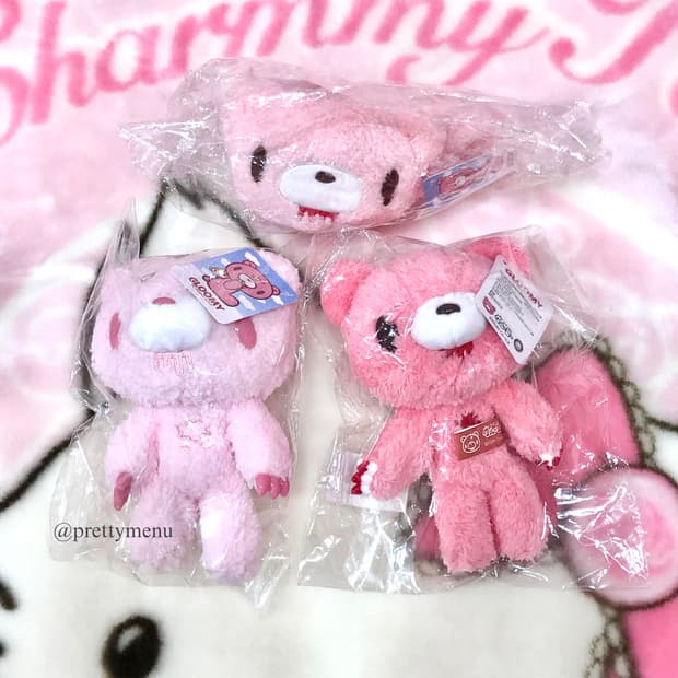 글루미베어 새상품 인형 헤어밴드 세트 키링 범용토끼 갸루 히메 오네 