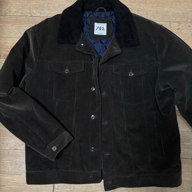자라 코듀로이 자켓