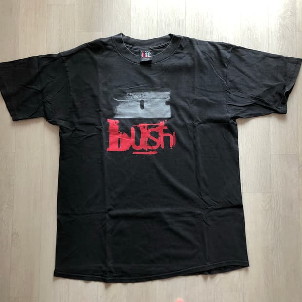 90S OG 빈티지 BUSH Razor blade suitcase 티