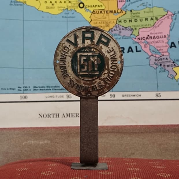 1940년 프랑스 국철 마카롱 로고 엠블럼 소품