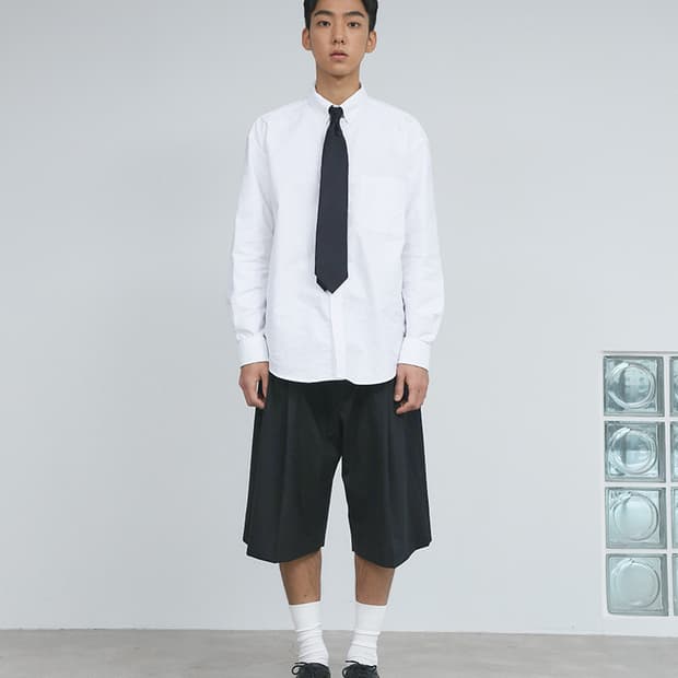 히즈핸더 버뮤다 팬츠 블랙 2사이즈