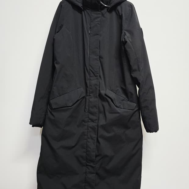 노스페이스 맥머도 블랙 롱 패딩 후드 코트