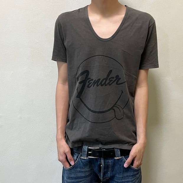 라드뮤지션 u넥 fender 티셔츠 
