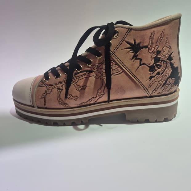 가죽카빙 수제화