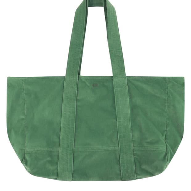 038 OVERSIZED TOTE BAG GREEN