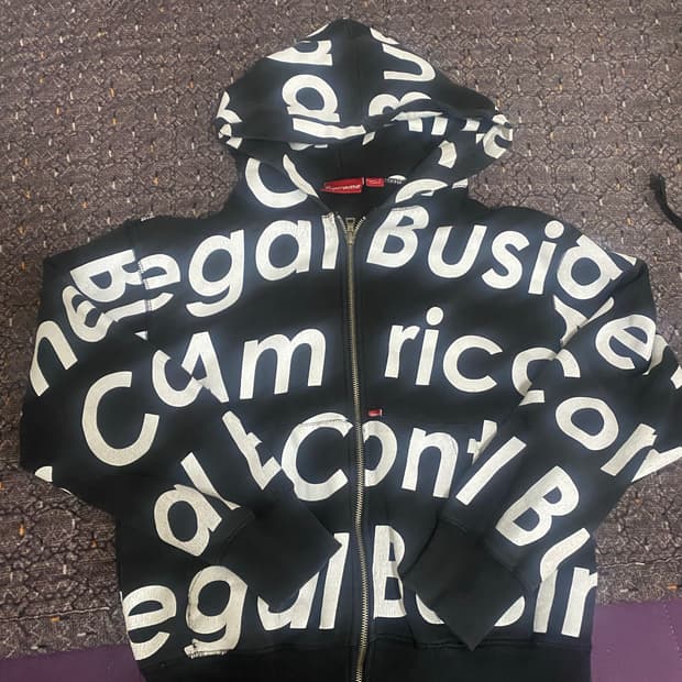 슈프림 Legal Business 후드집업 M