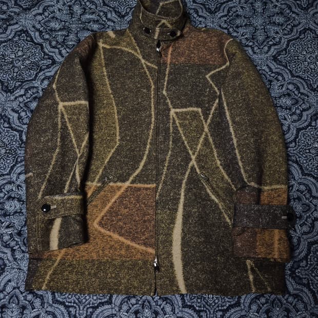 YOKE 23FW 자카드 집 블루종 2size