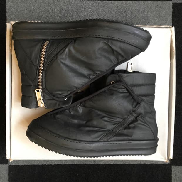 [새상품]릭오웬스 후프 덩크(가오리) 트리플 블랙 43