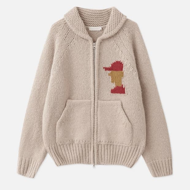 니틀리KNITLY 오디너리 코위찬 니트 집업 가디건