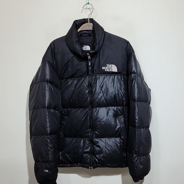(100) 노스페이스 눕시패딩 점퍼 블랙 구스다운 거위털 700 자켓 