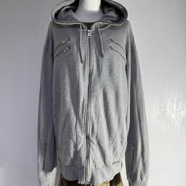 디젤 멀티포켓 후드집업 y2k