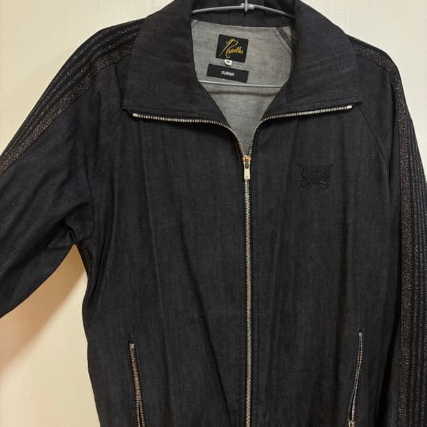 니들스x누비안 데님 트랙 자켓 M