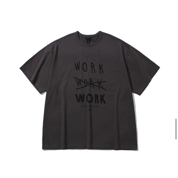 [3]모이프 x 이나피스퀘어 워크 반팔 차콜