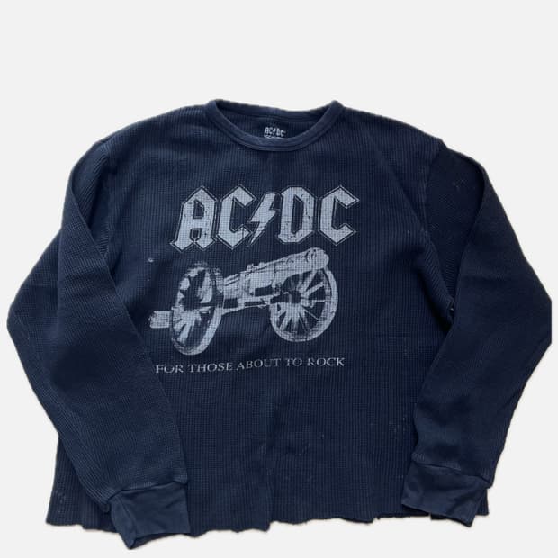 Ac/dc 2005 와플티셔츠