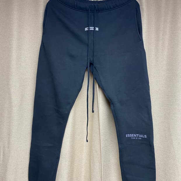 [S] 피오갓 에센셜 스웻 팬츠 블랙