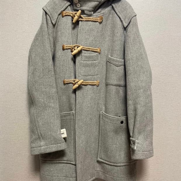 Tatamize 타타미제 더플코트 떡볶이코트 그레이카키