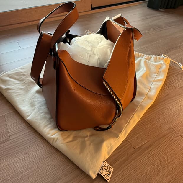 로에베 해먹백 탄컬러 미듐