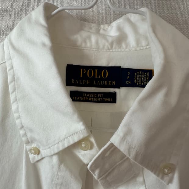 (실착X) 폴로 랄프로렌 클래식핏 트윌 셔츠 S