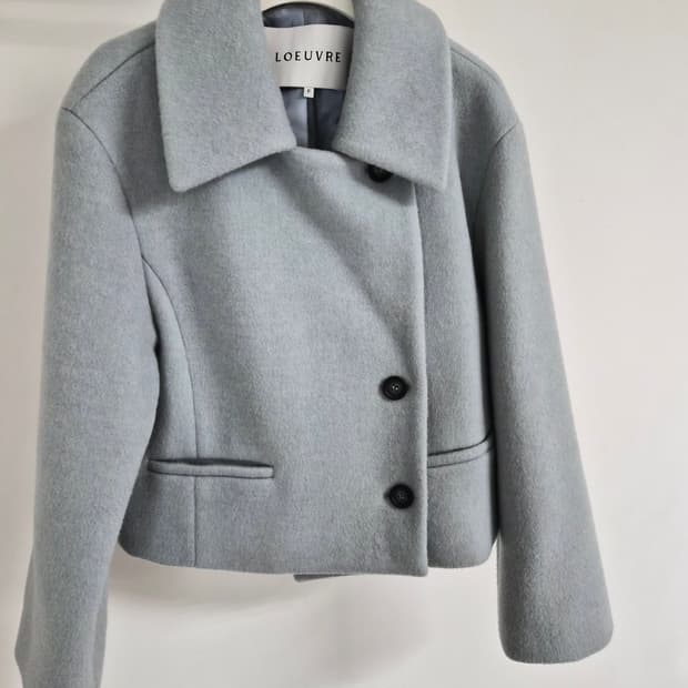 루에브르 21FW 울 캐시미어 블렌드 크롭 재킷