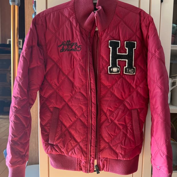 타미힐피거 퀼팅점퍼(아동164, 여성 55사이즈)