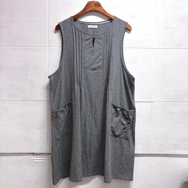 natural plus 체크 모리걸 체크 미디 원피스 JPN