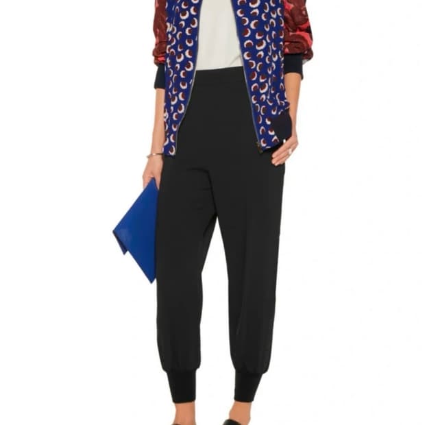 스텔라매카트니 실크 봄버 재킷