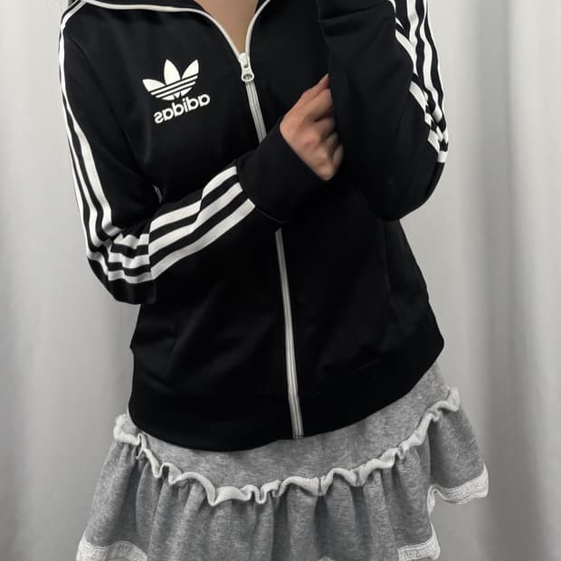 아디다스 블랙 유로파 트랙탑 져지