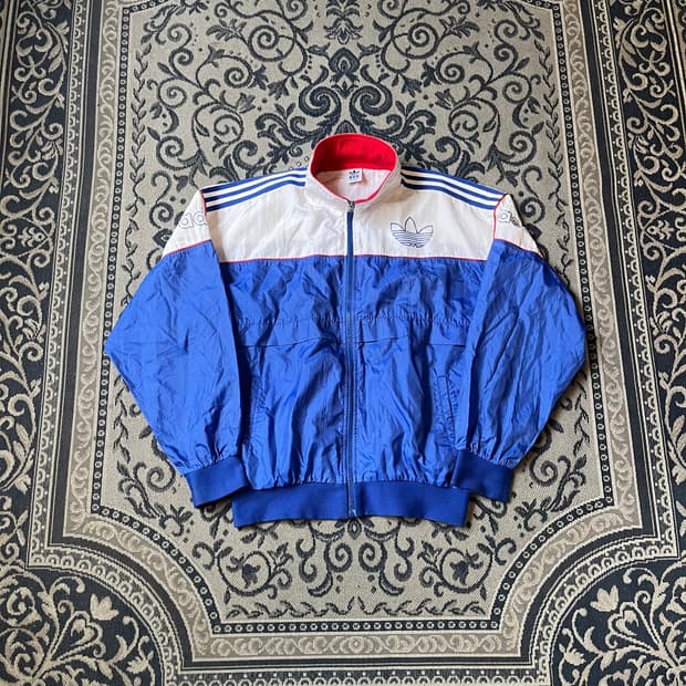 L 90s 아디다스 올드스쿨 바람막이/W2250