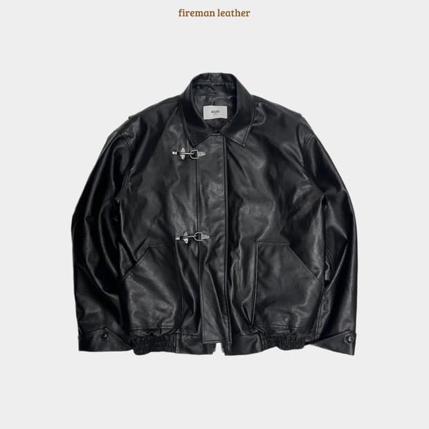ireri 레더 파이어맨 가죽자켓