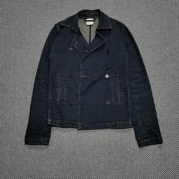 (여성) 90s 띠어리 데님 더블 자켓 (S)