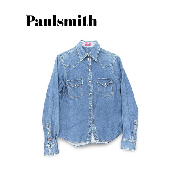 (85)폴스미스데님웨스턴셔츠
