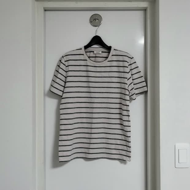 Saint laurent border t-shirt