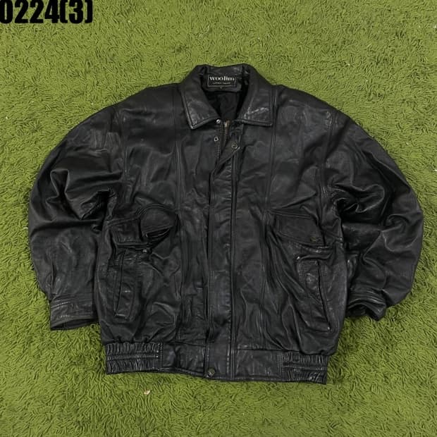 빈티지 레더 가죽 자켓