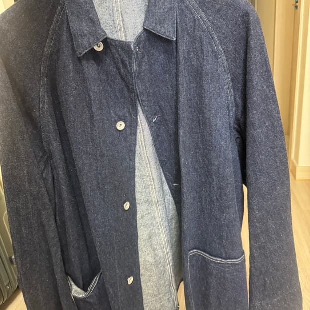 코모리 24SS 벨티드 데님 워크자켓 셋업 상의3 하의 2