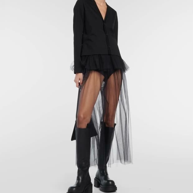 noir kei ninomiya tulle pants 느와케이니노미야
