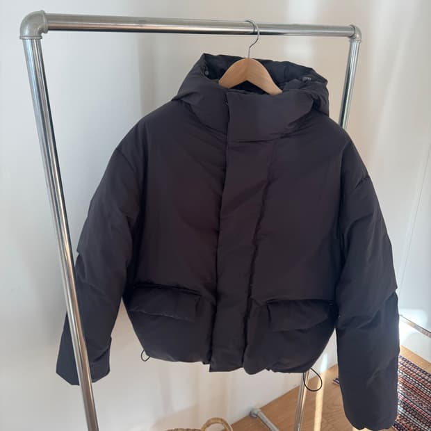 BEAKER 구스다운 패딩 men minimal hood down par