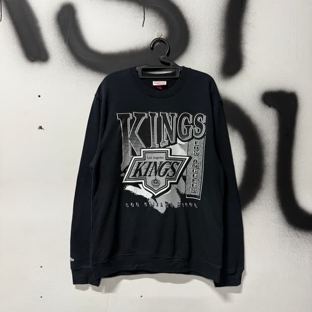 Mitchell & Ness x NHL LA Kings 프린팅 스웻셔츠
