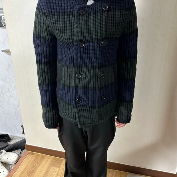 [L] 빈폴 더블 니트자켓