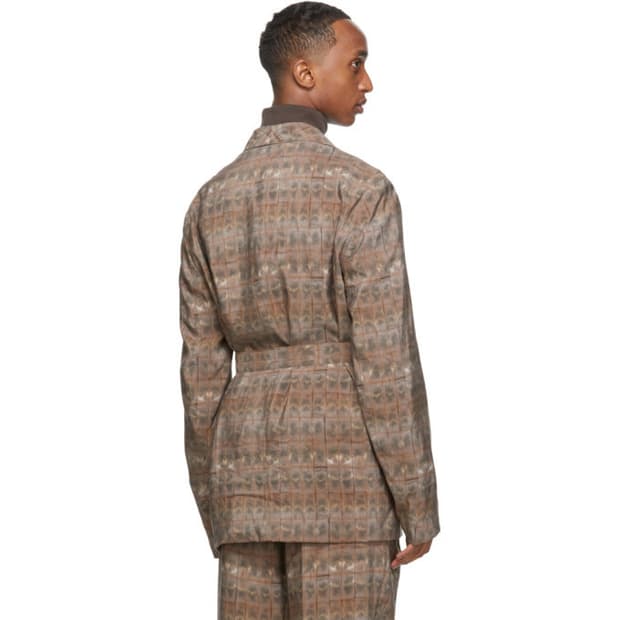 르메르 벨티드 팬츠 Lemaire Rusty pink brick 새상품