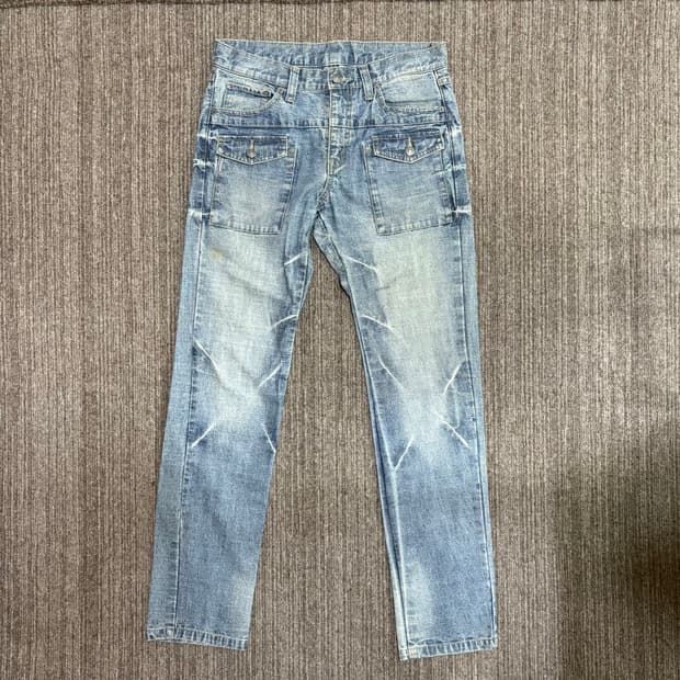 PPFM 멀티포켓 데님 진