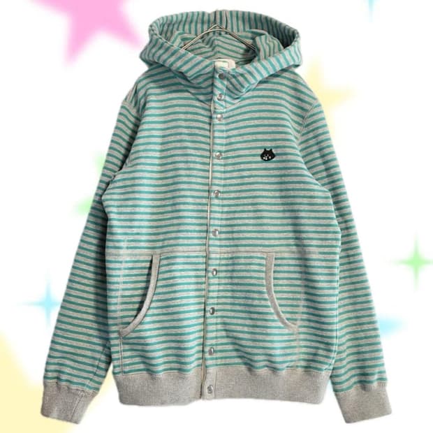 네넷냐 스트라이프 후드집업 🐱