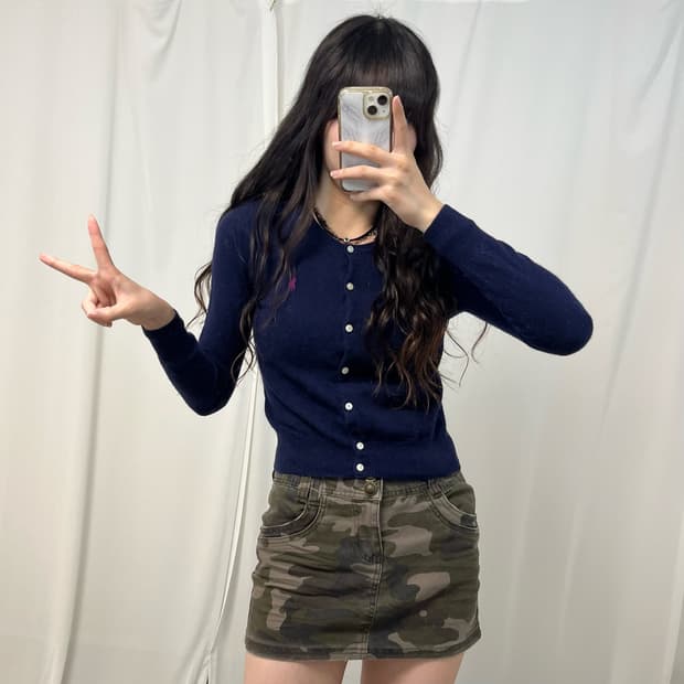 Polo Ralph Lauren navy cardigan