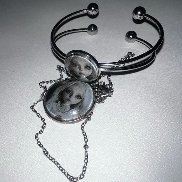 Frankendortgirl 초상화 necklace&Bangle set