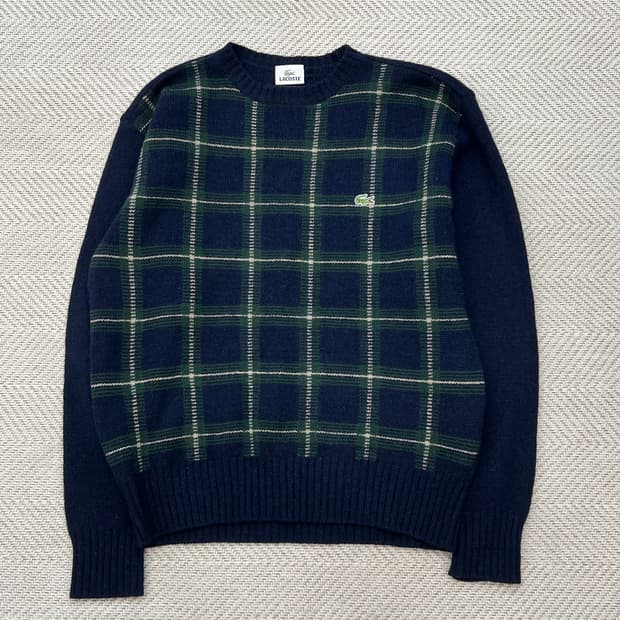 라코스테 패턴 니트 r2584