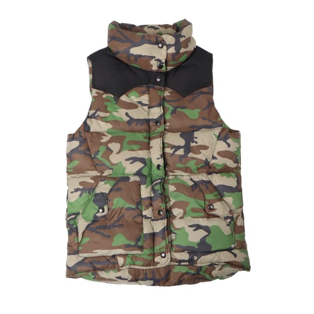 데님앤서플라이 카모플라쥬 다운 베스트