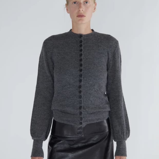 [S,M]팔로마울 CINK 모헤어 가디건