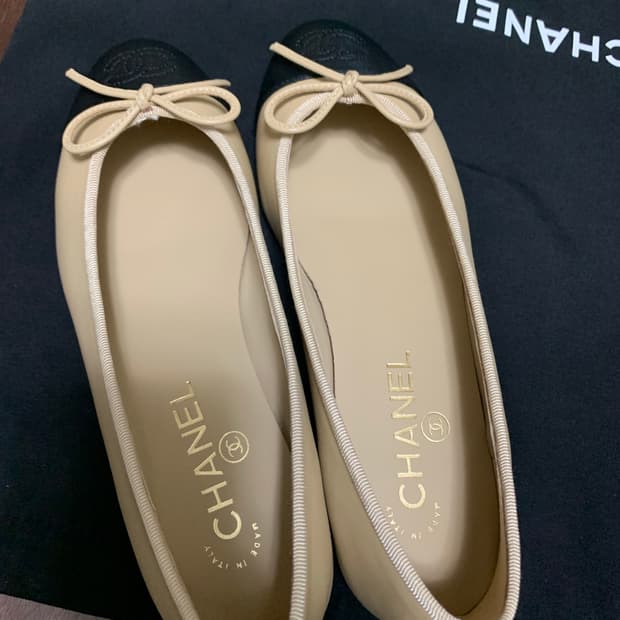 샤넬스타일 플랫슈즈