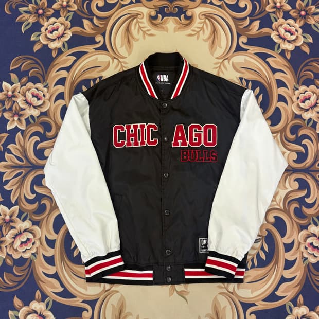 (L)엔비에이NBA 시카고 불스 우븐 스타디움자켓