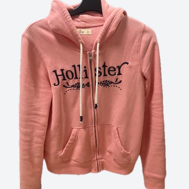 💕홀리스터 y2k 핑크 후드집업💕