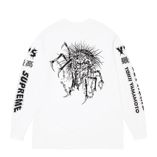 슈프림x요지 야마모토 롱슬리브